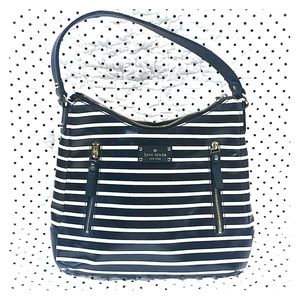 SALE! Kate Spade Blue and White Striped Purse